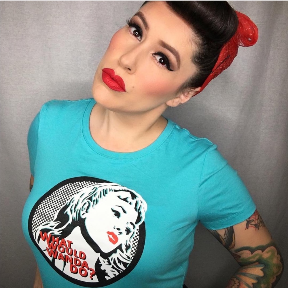 Pinup Girl Clothing What Would Wanda Do T-Shirt